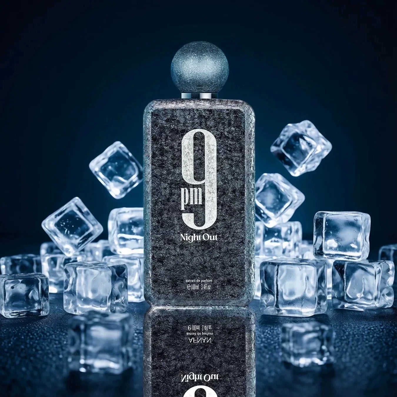 9 PM Night Out Extrait de Parfum Men's perfume spray, Oriental Spicy Flavor 100ml