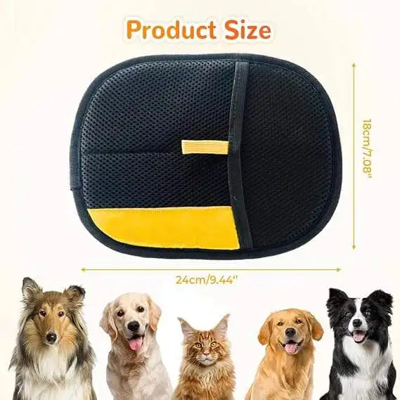 Dropshipping Two-Way Double-Sided Electrostatic Dog Hair Removal Glove Reusable Efficient Washable Upgraded Pet Grooming Glove