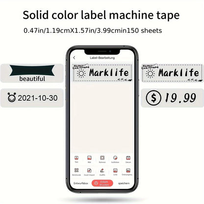 Marklife Mini Bluetooth Thermal Label Printer D110 B21 P15 Without Ink Self-Adhesive Stickers Printer For Office Kitchen School