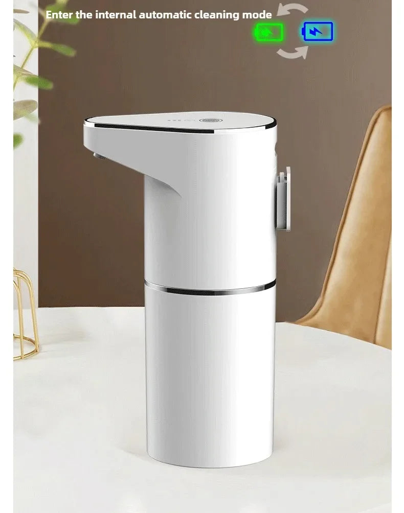 2026 New Automatic Foam Soap Dispensers Bathroom Smart Washing Hand Machine With USB Charging White High Quality ABS Material