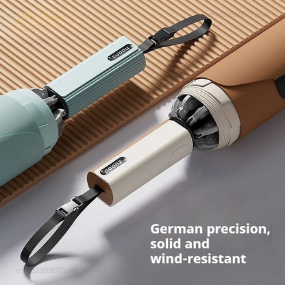 ZUODU Fully Automatic Reverse-Folding Umbrella Durable Wind-resistant Umbrella Rainproof UV Resistant Umbrella Sun Protection