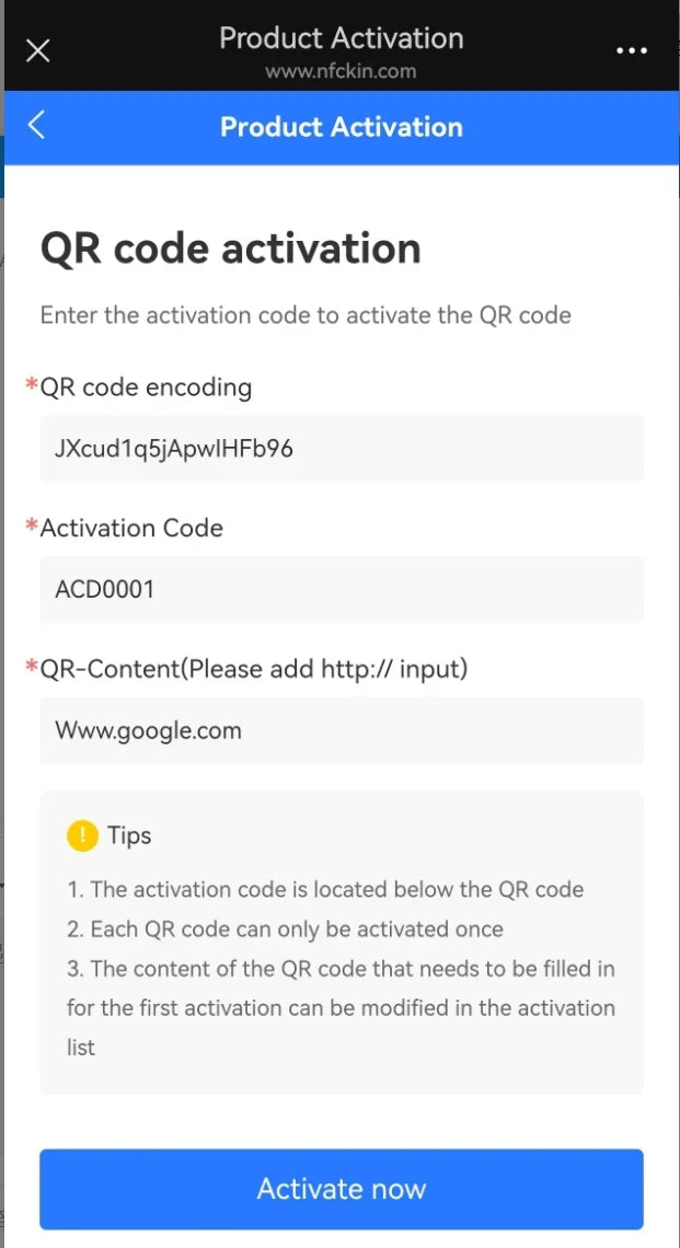 NFC 215 square programmable for Google Review Card NFC Station Table 13.56Mhz QR code editable Standing Card