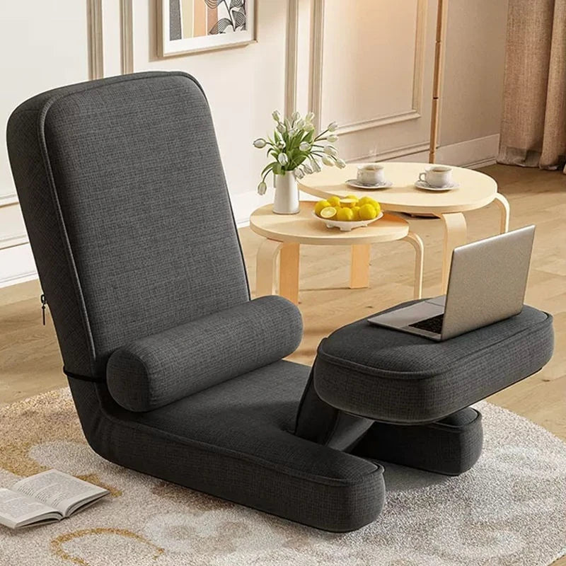 Lazy sofa computer chair bedroom small sofa chair ergonomic tatami seat