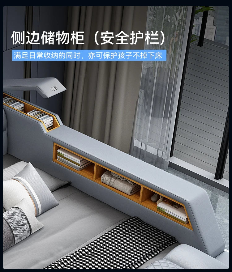 Frame Upholstered Bed Handles Unique Double Modern Children Bed Luxury Sleeping Muebles Para El Hogar Bedroom Decoration