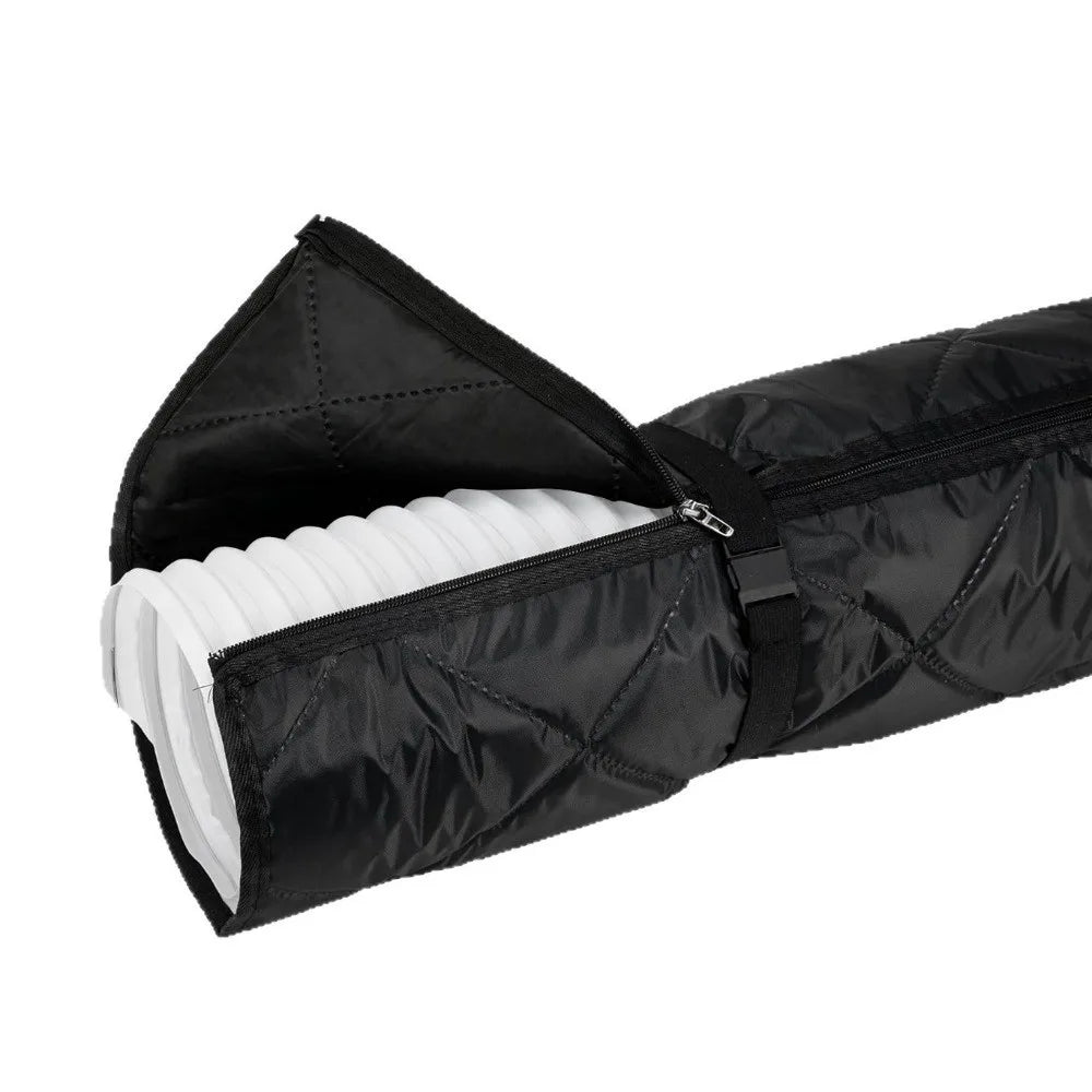 Adjustable Straps Air Conditioner Hose Cover Waterproof with 2 Buckle Straps Hose Insulation Cover Heat Insulation Protective