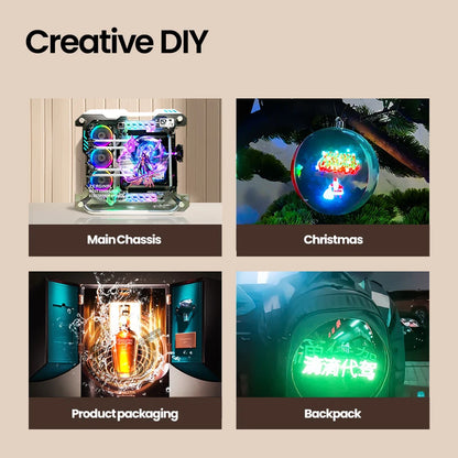 1pc 14cm Naked Eye 3D Holographic Projection Fan Advertising Machine Suspended Aerial Imaging Stereoscopic Fan Screen