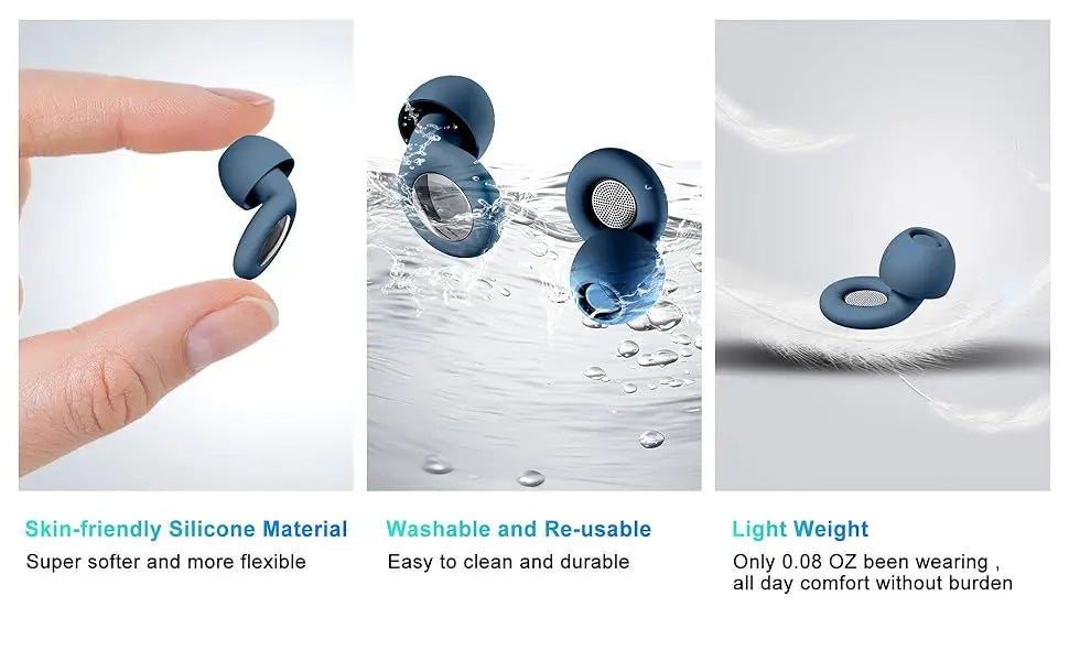 Silicone Ear Plugs Sleeping Earplugs Noise Reduction Waterproof Ear Plug for Swimming Ear Plug Protection Earplugs Set Oordopjes