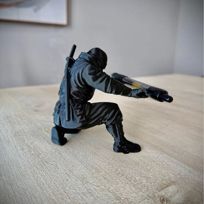 Ninja 3D Printed Desktop Organizer Pen Holder Multi-Functional Pen Stand Creative Gift Cultural and Creative Desktop Decoration