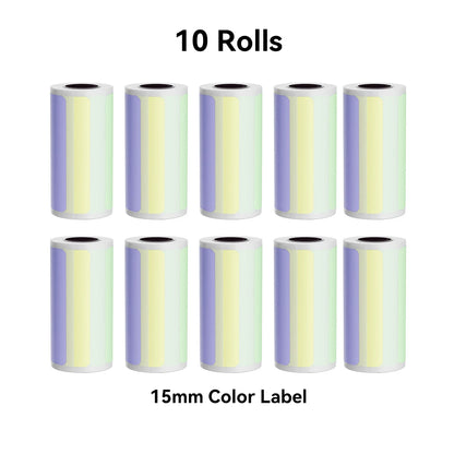 Thermal Mini Printer, Portable Inkless Sticker Maker,Bluetooth Free Cut Small Pocket Printer for Children DIY 57mm Photo Print