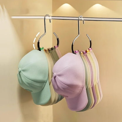 1/2/5pcsVersatile Manganese Steel Round Hook - Perfect for Hats, Ties, Scarves & Bags, Strong Load-Bearing, Non-Deformable