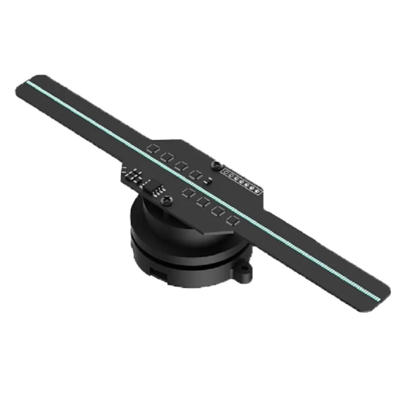 1pc 14cm Naked Eye 3D Holographic Projection Fan Advertising Machine Suspended Aerial Imaging Stereoscopic Fan Screen