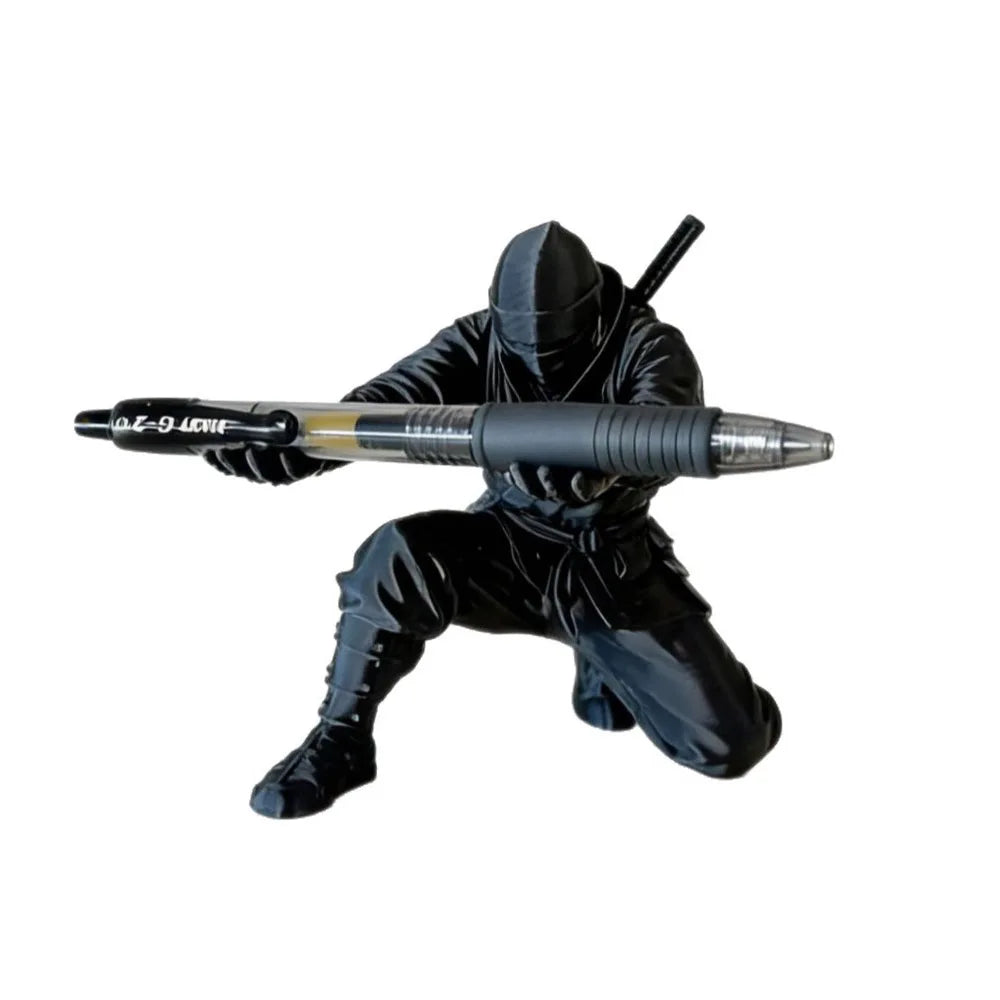 Ninja 3D Printed Desktop Organizer Pen Holder Multi-Functional Pen Stand Creative Gift Cultural and Creative Desktop Decoration