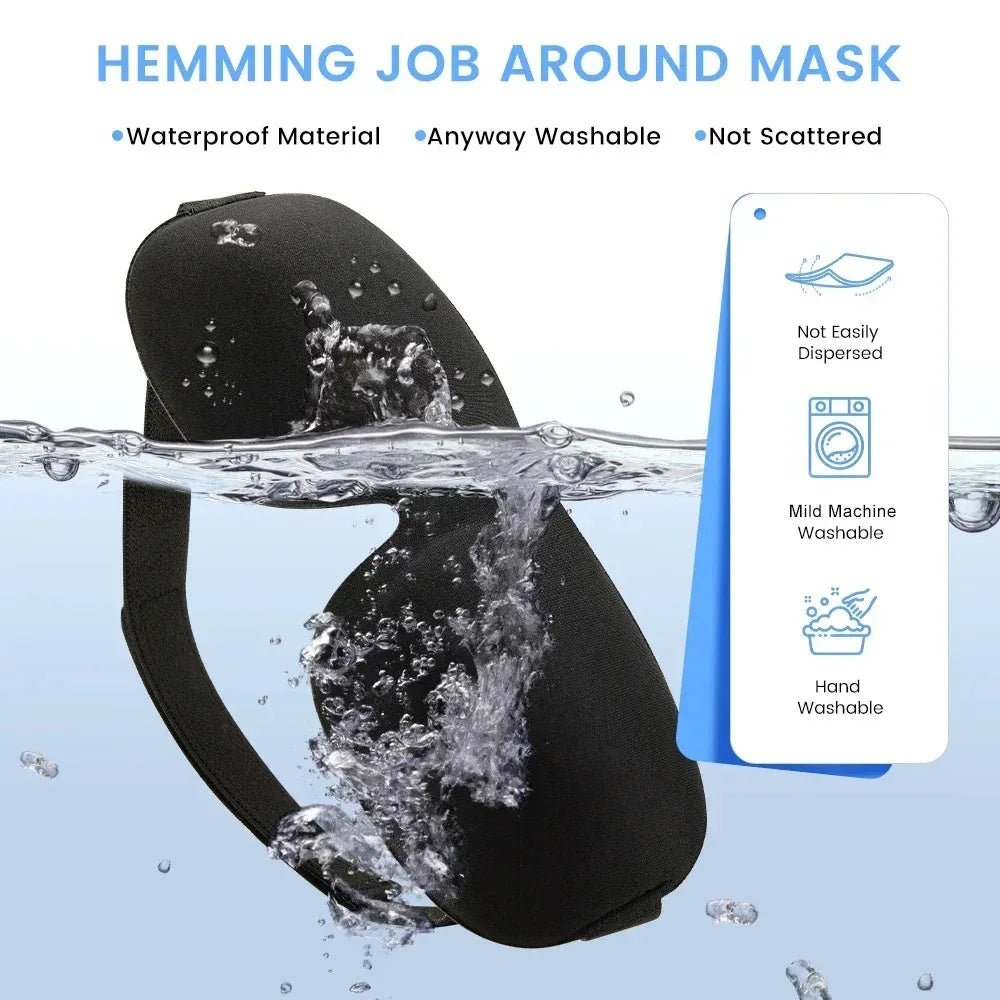 3D Sleep Mask Blindfold Sleeping Aid Soft Memory Foam Eye Mask for Sleeping Travel Light Slaapmasker Eye Cover Lightweight style