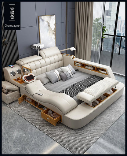 Frame Upholstered Bed Handles Unique Double Modern Children Bed Luxury Sleeping Muebles Para El Hogar Bedroom Decoration