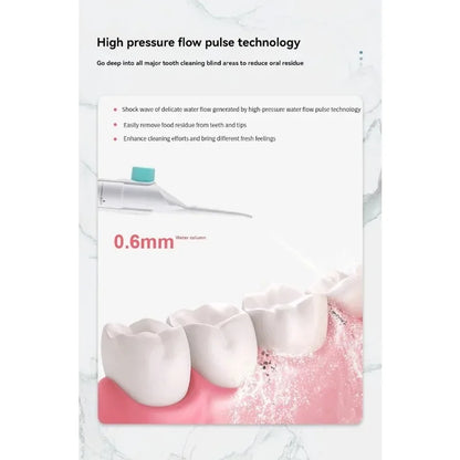 1PC Toothpick Style Portable Manual Water Flosser High-Pressure Oral Irrigator for Deep Cleaning of Gums And Teeth Care