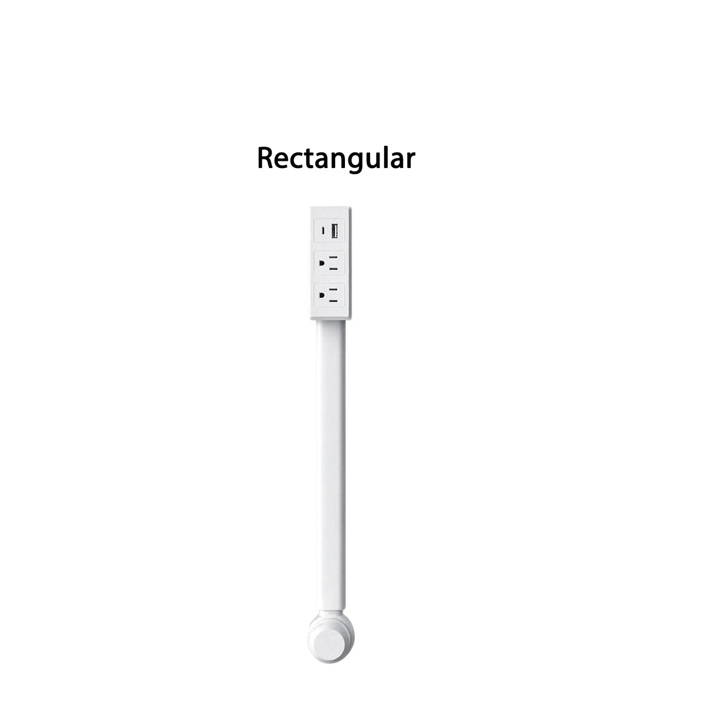 3 Style Retractable Sockets in Various Shapes US Plug Power Strip with AC Outlets USB Port(USB-A/C),Adjustable Electrical Outlet Extender Stick,Multi Socket Wall Socket Universal for Hard-to-Reach Wall Outlets Behind Couch,Be