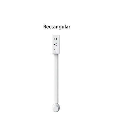 3 Style Retractable Sockets in Various Shapes US Plug Power Strip with AC Outlets USB Port(USB-A/C),Adjustable Electrical Outlet Extender Stick,Multi Socket Wall Socket Universal for Hard-to-Reach Wall Outlets Behind Couch,Be