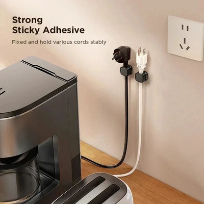 Magnetic Cable Clip Cable Holder Adhesive Wire Keeper Cord Cable Organizer for Home Office Under Desk Management