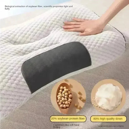 Pillow Pillow Core Neck Pillow Middle-aged and Elderly Adult Special Pillow Household Single Student Dormitory Pillow