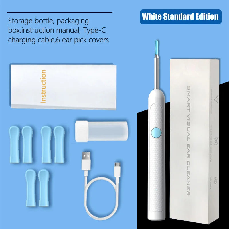 2025 New upgrade Visual Ear Wax Cleaner Camera Safe Earwax Removal Endoscope with 5M Camera Ear Cleaning Tools Ear Care