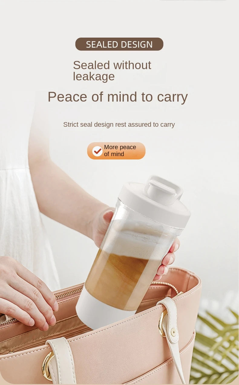 2026 Portable Electric Blender USB Rechargeable Shaker Cup High Powerful Sport Mixing Cup For Milkshake Coffee Outdoor Fitness
