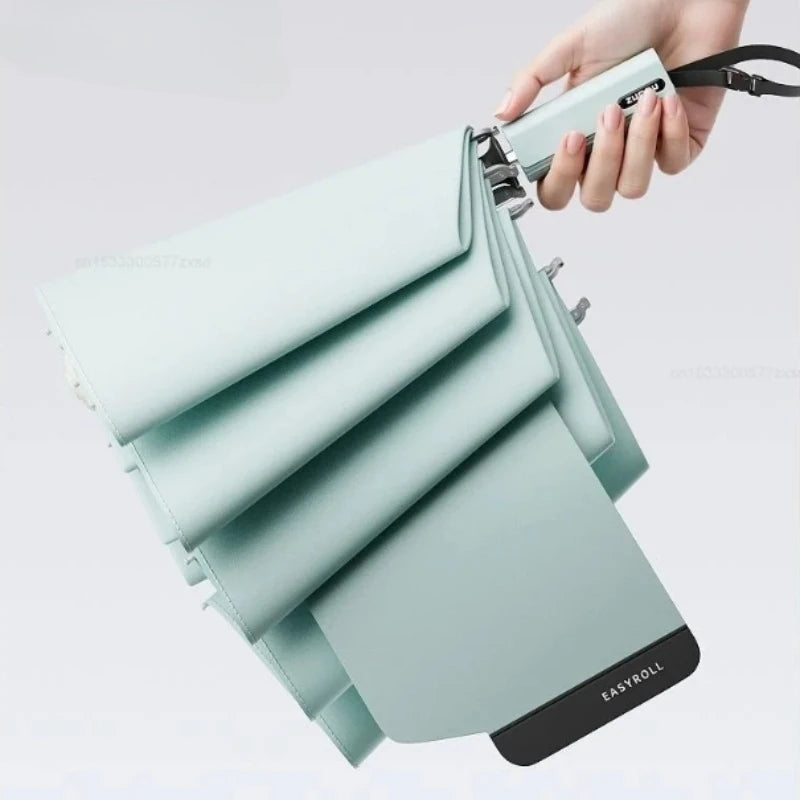 ZUODU Fully Automatic Reverse-Folding Umbrella Durable Wind-resistant Umbrella Rainproof UV Resistant Umbrella Sun Protection