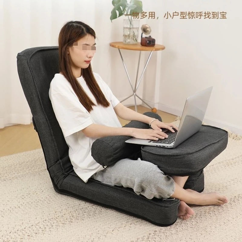 Lazy sofa computer chair bedroom small sofa chair ergonomic tatami seat