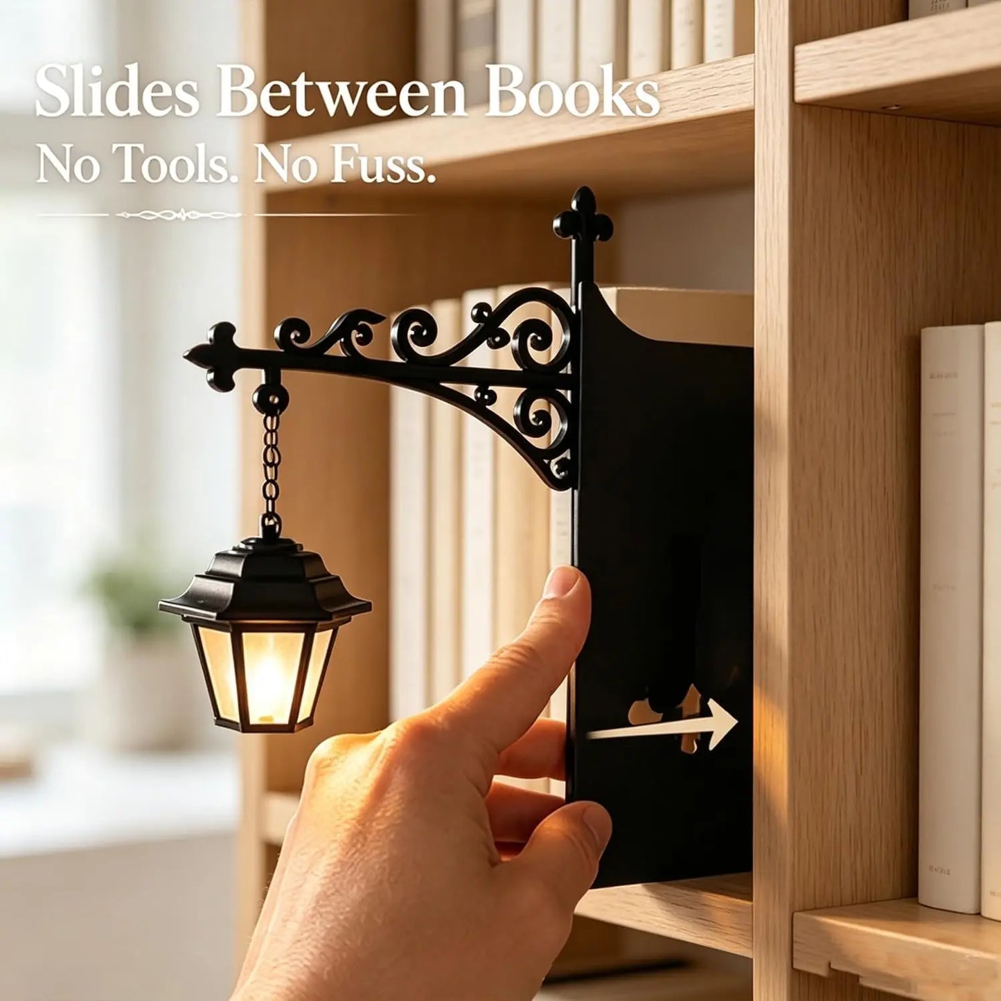Miniature Hanging Shelf Lamp Decorative Bookshelf Lighting Warm LED Night Light Library Lantern Reading Nook Desk Ornament Literary Decor Book Lover Gift Home Halloween Decorations