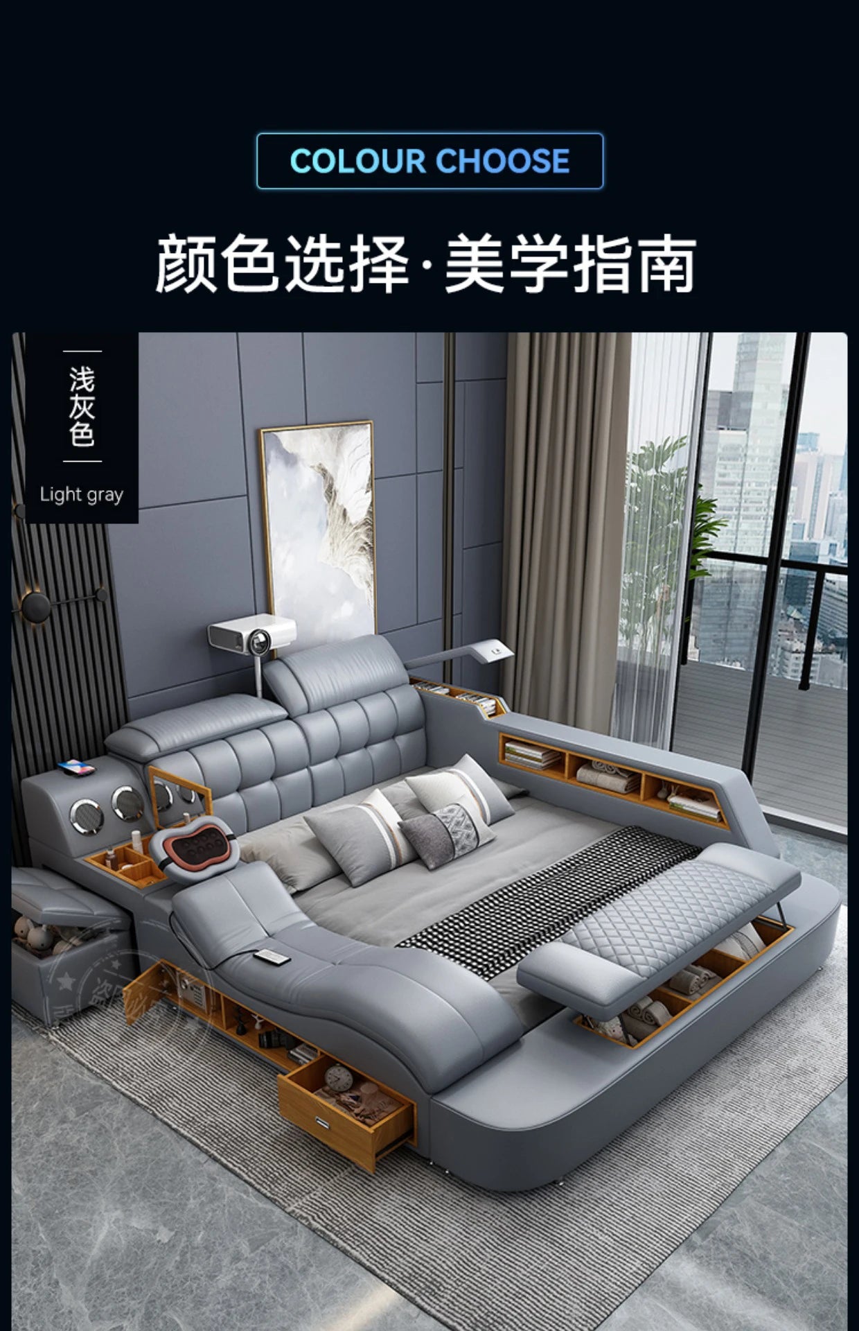 Frame Upholstered Bed Handles Unique Double Modern Children Bed Luxury Sleeping Muebles Para El Hogar Bedroom Decoration