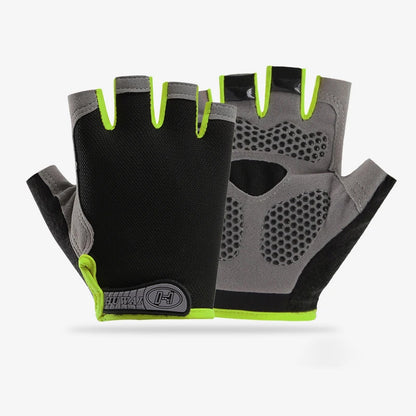 Men Cycling Bicycle Gloves Half Finger Gym Gloves Women Mitten Breathable Anti-slip Glove Fitness Sport Training Gloves