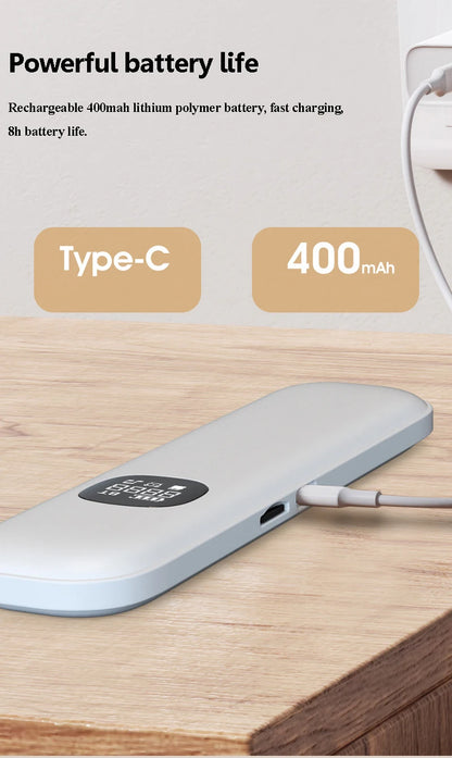 Under Pillow Bone Conduction Bluetooth Speaker White Noise Sleep Aid Soundbar LED Display TF MP3 Music Player Timed Shutdown