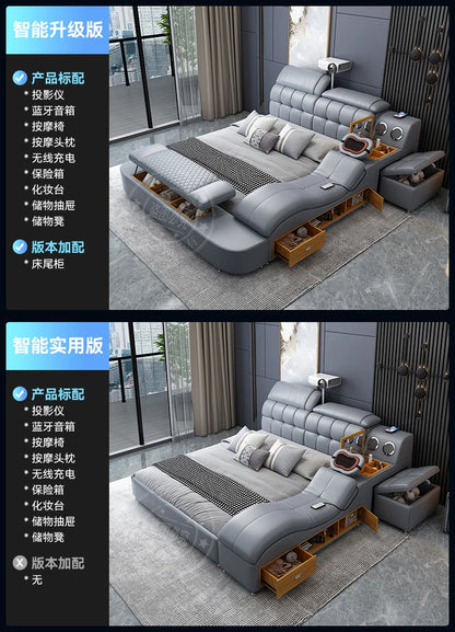 Frame Upholstered Bed Handles Unique Double Modern Children Bed Luxury Sleeping Muebles Para El Hogar Bedroom Decoration