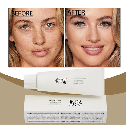 Korean Rice Essence Sunscreen Anti-ultraviolet Isolation Cream Outdoor Sunscreen Moisturizing And Nourishing Skin Concealer