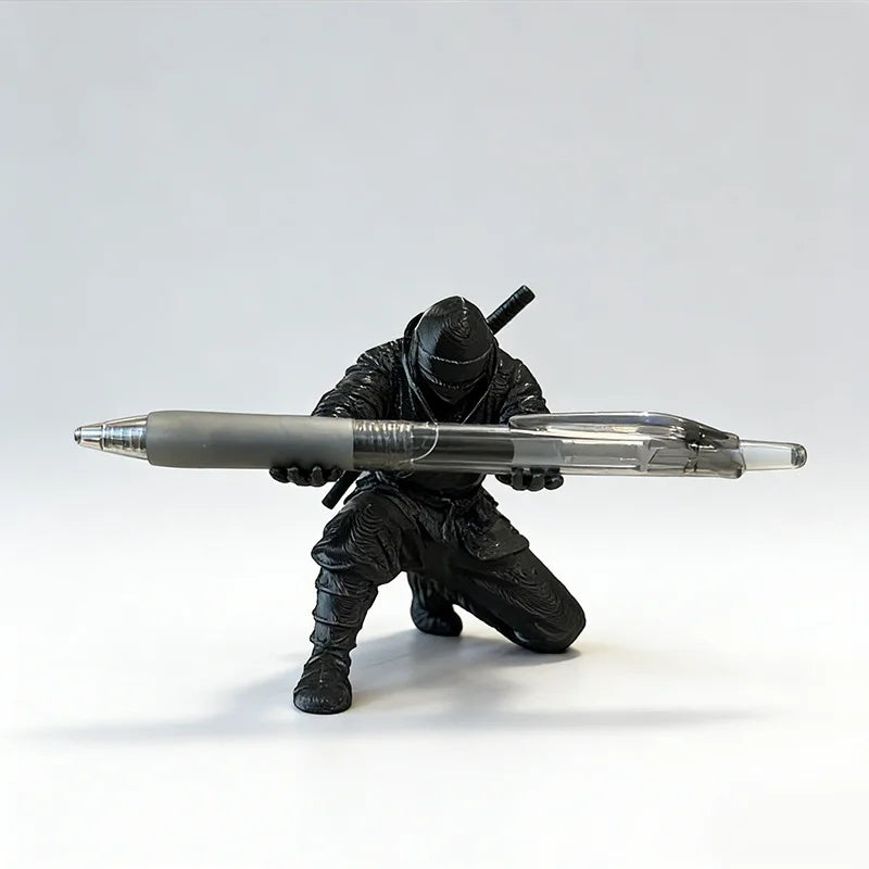 Ninja 3D Printed Desktop Organizer Pen Holder Multi-Functional Pen Stand Creative Gift Cultural and Creative Desktop Decoration