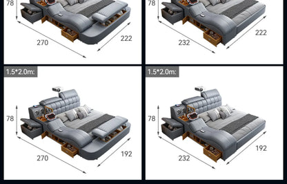 Frame Upholstered Bed Handles Unique Double Modern Children Bed Luxury Sleeping Muebles Para El Hogar Bedroom Decoration