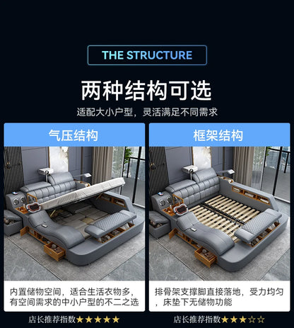 Frame Upholstered Bed Handles Unique Double Modern Children Bed Luxury Sleeping Muebles Para El Hogar Bedroom Decoration