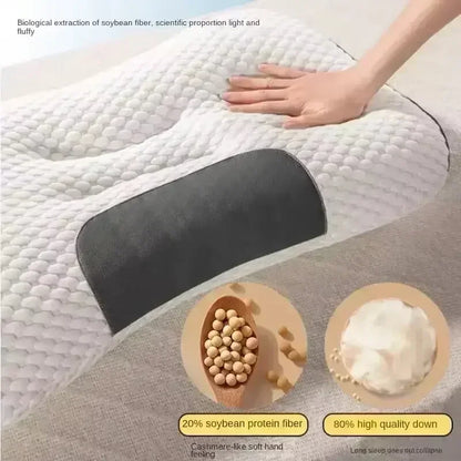 Pillow Pillow Core Neck Pillow Middle-aged and Elderly Adult Special Pillow Household Single Student Dormitory Pillow