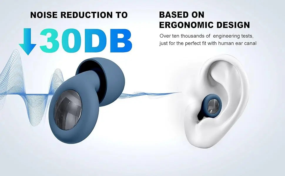 Silicone Ear Plugs Sleeping Earplugs Noise Reduction Waterproof Ear Plug for Swimming Ear Plug Protection Earplugs Set Oordopjes