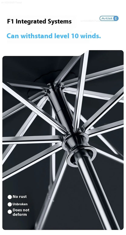 ZUODU Fully Automatic Reverse-Folding Umbrella Durable Wind-resistant Umbrella Rainproof UV Resistant Umbrella Sun Protection