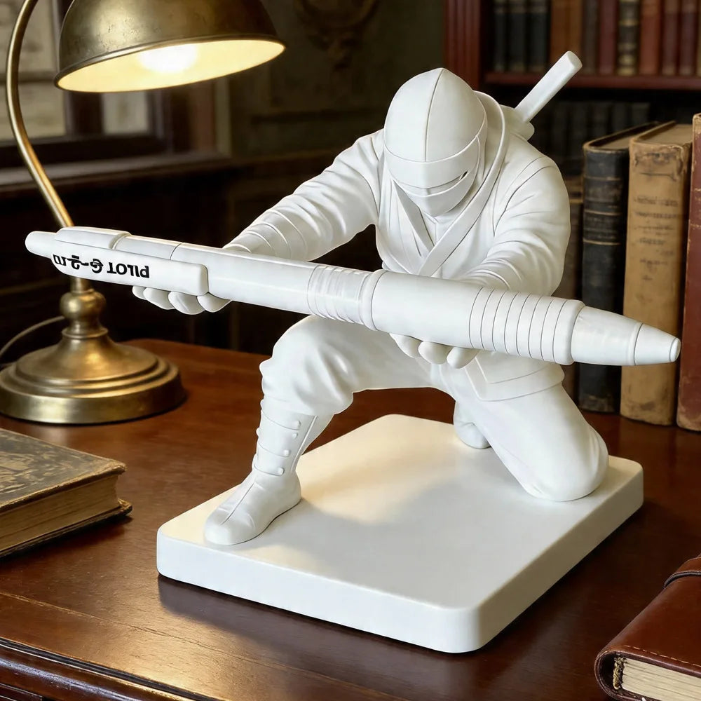 Ninja 3D Printed Desktop Organizer Pen Holder Multi-Functional Pen Stand Creative Gift Cultural and Creative Desktop Decoration