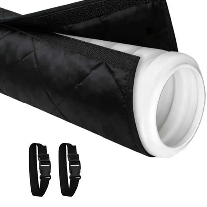 Adjustable Straps Air Conditioner Hose Cover Waterproof with 2 Buckle Straps Hose Insulation Cover Heat Insulation Protective