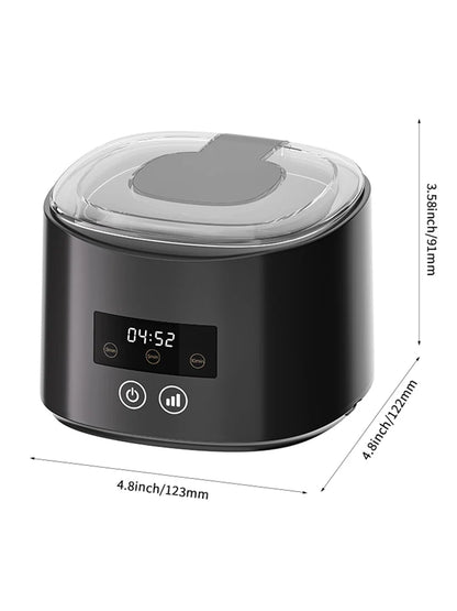 50KHZ USB Rechargeable Ultrasonic Braces Cleaning Machine Multi-Function for Invisible Retainer Denture And Jewelry Care