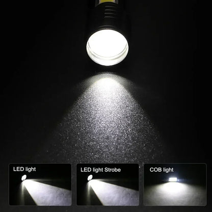 100000LM Super Bright Flashlight Rechargeable LED Torch Long Range Tactical Lamp for Outdoor Waterproof Camping Fishing Lantern