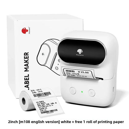 Suitable for M108 label printer, small cross-border e-commerce price Bluetooth self-adhesive thermal printer